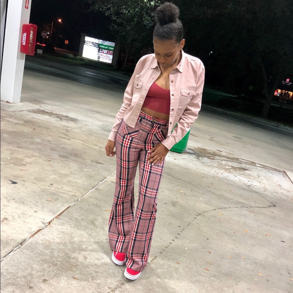Plaid pants